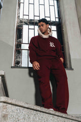 PANTALONI BORDEAUX R2D ZIPPED